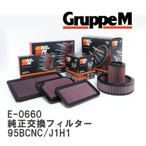 【GruppeM】 K&amp;N 純正交換フィルター 95B129620 ポルシェ MACAN 95BCN...