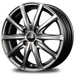 Euro Speed V25 12X4.0B P.C.D100 INSET42 4H メタリックグレー 4本セット