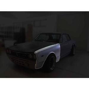 【COLIN/コーリン】旧車パーツ GC10 ハコスカ フェンダー ※右(RH) [GC10FEND...