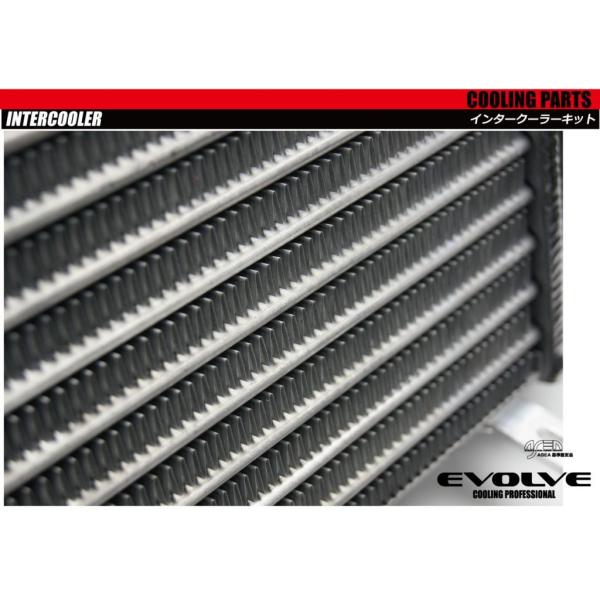 【HPI】 エヴォルブインタークーラーキット 72mm厚 spec.R ホース:黒 バンド:ホースバ...