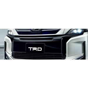 【TRD/ティーアールディー】 フロントバンパーガーニッシュ ブラック トヨタ ヴォクシー V・X用...