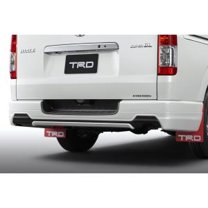 TRD ハイエース [2##系] リヤバンパースポイラー ホワイトパールCS(070