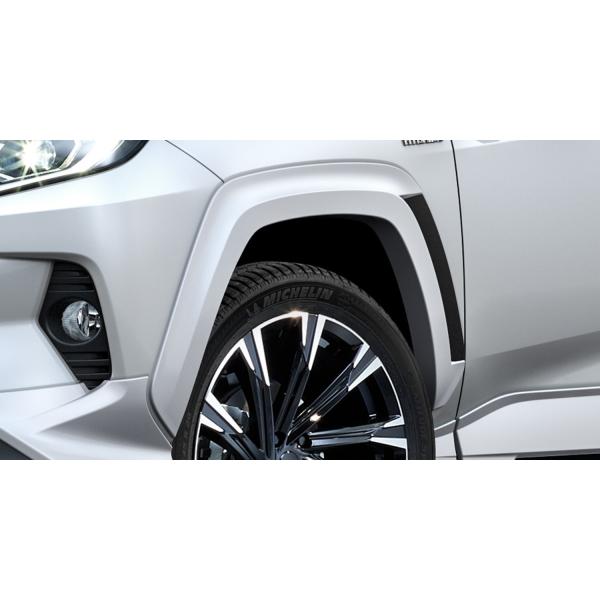 【TRD/ティーアールディー】 オーバーフェンダー アティチュードブラックマイカ トヨタ RAV4 ...