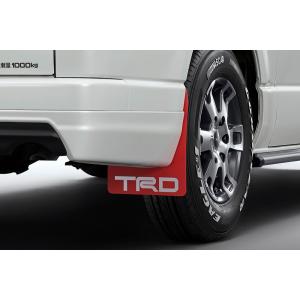 TRD 【TRD/ティーアールディー】 マッドフラップ ブラック トヨタ