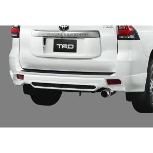 TRD リヤバンパースポイラー ブラック(202) ランドクルーザープラド