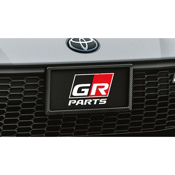 【TRD/ティーアールディー】 GRカーボンナンバーフレーム リヤ トヨタ GR86 ZN8 [MS...