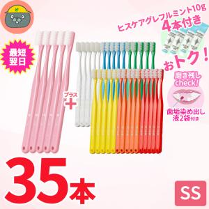 タフト24　7色アソート（7色ｘ5本）　35本　SS　グレープフルーツミント10g×4 + 染め出し2袋　限定色ピンク　◎即イク　