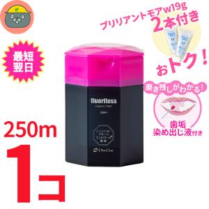 フロアフロス 250m 【詰め替え用250ｍ×3個】　3本セット オーラルケア 　ワックス付き  ◎郵便配送｜vigzackjapan