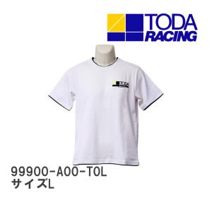 【戸田レーシング】 Tシャツ ホワイト サイズL [99900-A00-T0L]｜viigoras2