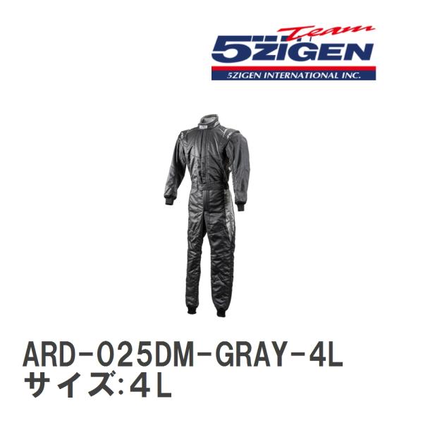 【5ZIGEN】 レーシングスーツ レーシングスーツ ARD-025DM ガングレイ サイズ:４L ...