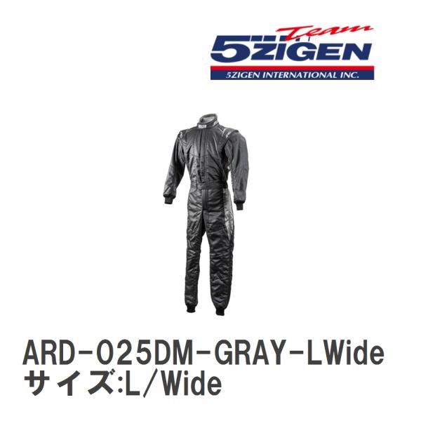 【5ZIGEN】 レーシングスーツ レーシングスーツ ARD-025DM ガングレイ サイズ:L/W...