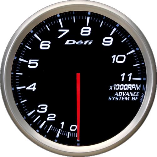【Defi/デフィ】 ADVANCE BF コントロールユニットセット 80mm タコメーター ホワ...
