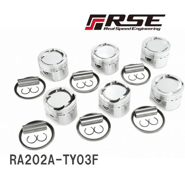 【RSE/リアルスピードエンジニアリング】 鍛造ピストン トヨタ 2JZ-GTE 86.50mm C...