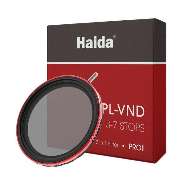 Haida CPL + VND フィルター 72mm - PLフィルター 可変NDフィルター 3~7...