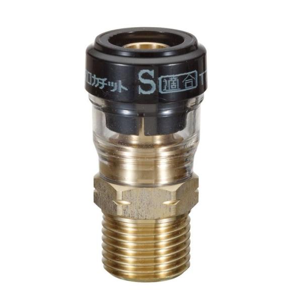 積水化学工業 架橋ポリエチレンパイプ用ワンタッチ継手 オスアダプタ エスロカチットS SMO162G