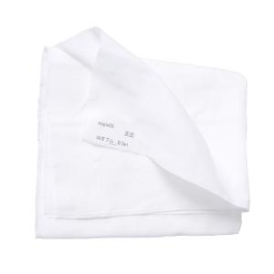 フルータス ダブルガーゼ 40番手 巾110cm×長さ50cm ホワイト 日本製｜villageused