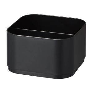 サンカ 小物 収納ボックス ナノ S サイズ ブラック色 (幅12.1x奥行12.1x高さ7cm) インボックスナノ NIB-NSBK 日本