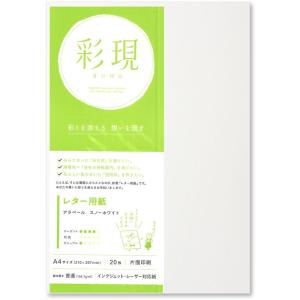 PCM竹尾 プリンタ用紙 彩現 レター用 A4 アラベール スノーホワイト 1741981