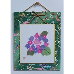 和紙ちぎり絵手芸キットちぎり絵壁掛け「藤」 : アップヴィレッジ
