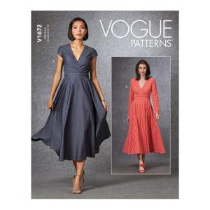Vogue PatternsMisses' Dress ミス ドレス ワンピース 型紙セット パターン サイズ US6-8-10-12-14｜villageused