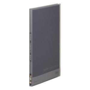 キングジム クリアーファイル シンプリーズ(透明)20Pグレー A4 186TSPクレ