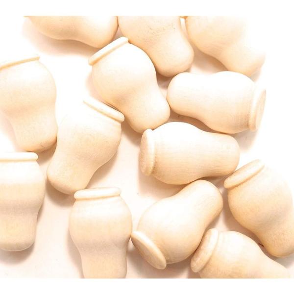 おまとめ30個セット白木ミニマトリョーシカ 単体 ロシア製