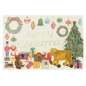 GreetingLife(グリーティングライフ) クリスマスカード 3つ折りダイカット ジョイカード トイ LE-16