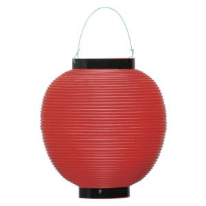 タカ印 ポップ用品 40-7036 ポリ提灯 赤