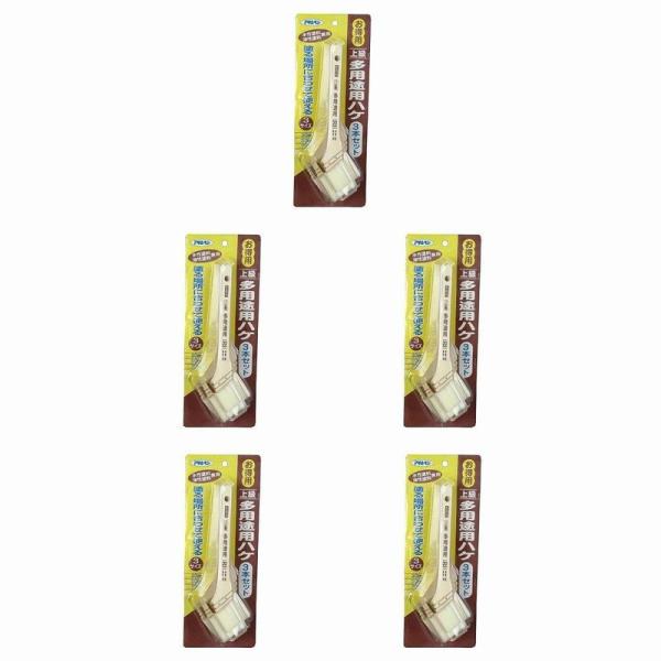 （まとめ買い） アサヒペン ペイント刷毛 お得用上級多用途用ハケ3本セット OTJ-3P ×5