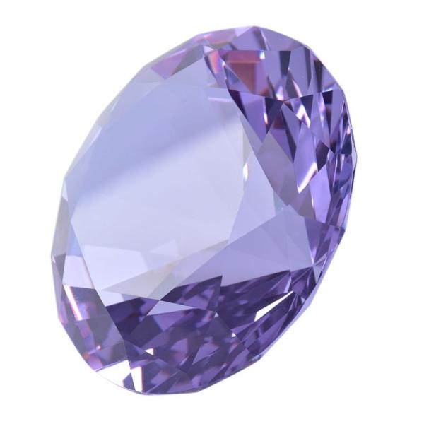 多色透明 水晶 ダイヤモンド 80mm ペーパーウェイト ガラス 文鎮 装飾品 誕生日 母の日 結婚...