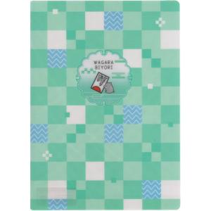 クーリア 下敷き B5 和柄びより 日本製 (65016 淡色/いちまつ×やまじ)