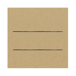ササガワ 店舗用品 タカ印 手書きPOP用カード スクエア型 クラフト10枚 16-1754