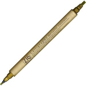 呉竹 ZIG メモリーシステム カリグラフィー メタリックカラーズ Gold MS-8400-101
