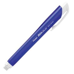 ぺんてる ホルダー式消しゴム AinCLIC アインクリック メタルブルー ZE15-MC 2個セット