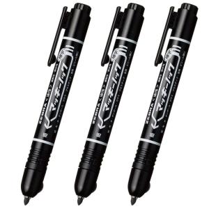 ゼブラ 油性マーカー マッキーノック細字 黒 3本入 P-YYSS6-BK3-AZ