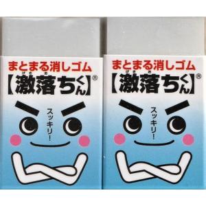 まとまる消しゴム 激落ちくん 消しゴム２個入り 消しカス⇒スッキリまとまる 日本製 4903320163669 Levarage