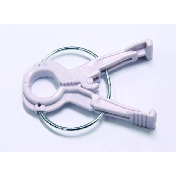 シーム 誘引資材 くきたっちアルファ M (細紐用) 220P パープル(薄紫)