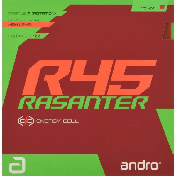 andro(アンドロ) 卓球 ラバー ラザンターR45 裏ソフト UMテンション レッド ULTRA...