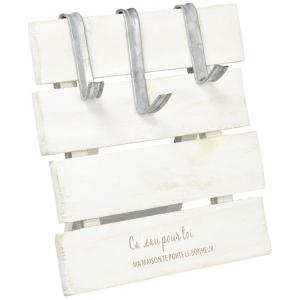 PASEO 木製リーススタンド ホワイト WF-36WH 約19×10×21cm