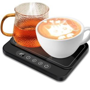 保温プレート ホットプレート カップウォーマー コーヒー保温コースター 9段温度設定 最大80°C 飲み物 フード 持ち運びやすい｜villageused