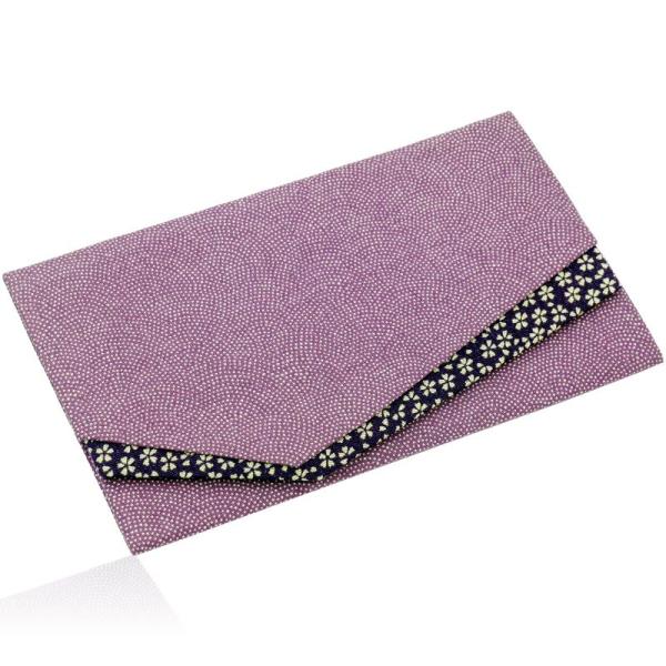 スタイルふくさ ふくさ 鮫小紋 袱紗 慶弔両用 結婚式 葬儀 男性 女性 日本製 小花×紫 DOA1...