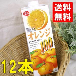 Juicyオレンジ 濃縮還元果汁100％ 1000ml×6本入x2
