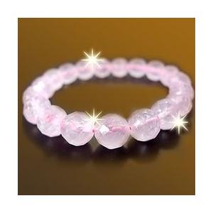ブレスレット ローズクォーツ 紅水晶 パワーストーン 霞海城皇廟 祈願済