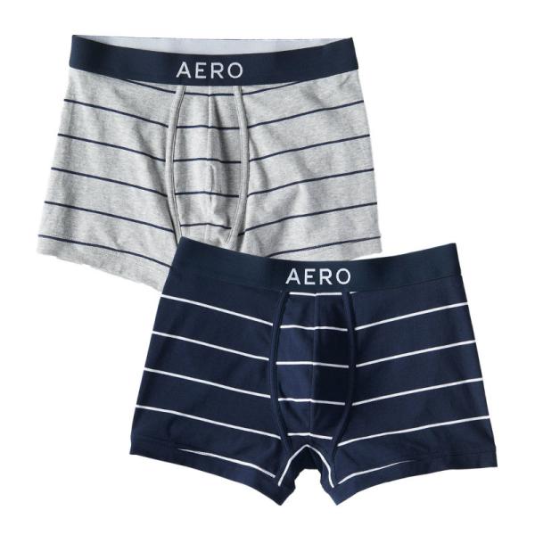 エアロポステール AEROPOSTALE メンズ Men's ボクサーパンツ 2枚セットThin S...