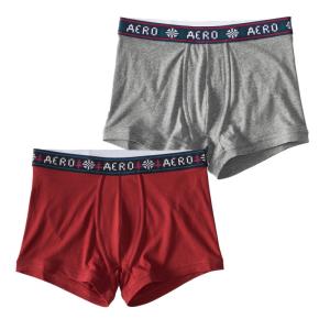 エアロポステール AEROPOSTALE メンズ Men's ボクサーパンツ 2枚セットFair Isle Waistband Knit Trunks｜vinaoutfitters