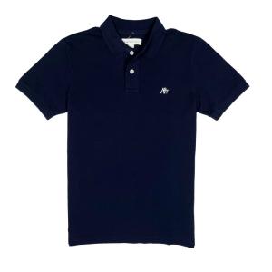 エアロポステール AEROPOSTALE メンズ Men's 半袖 ピケ ポロシャツ A87 Logo Pique Polo ネイビー Navy