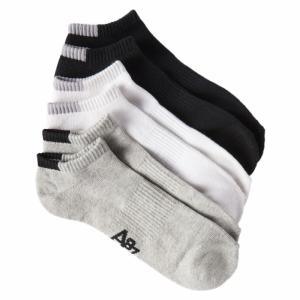 エアロポステール AEROPOSTALE メンズ Men's 靴下 ソックス 3足セット Neutral Solid Ankle Socks 3-Pack ブラック ホワイト グレー｜vinaoutfitters