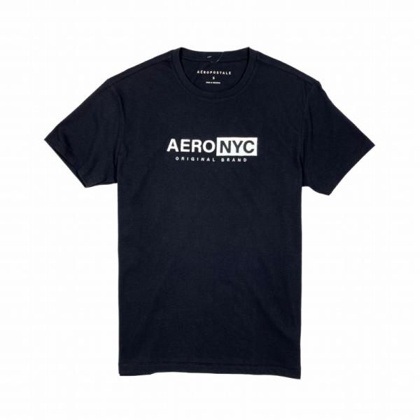 エアロポステール AEROPOSTALE メンズ Men&apos;s 半袖 Tシャツ Aero NYC Bo...