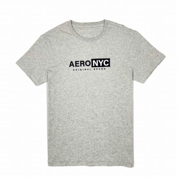 エアロポステール AEROPOSTALE メンズ Men&apos;s 半袖 Tシャツ Aero NYC Bo...