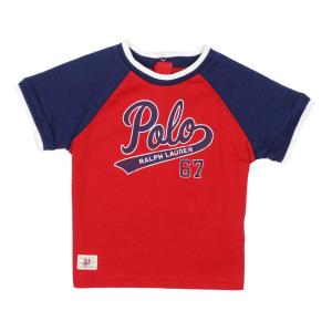 ファミリア 半袖Tシャツ トップス ボーダー柄 肩スナップ ベビー